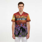 Personalised ANZAC Day Scrub Top Remembering the Animals of War