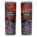 Personalised ANZAC Day Skinny Tumbler Remembering the Animals of War