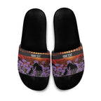 Personalised ANZAC Day Slide Sandals Remembering the Animals of War