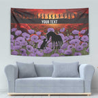 Personalised ANZAC Day Tapestry Remembering the Animals of War