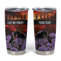 Personalised ANZAC Day Tumbler Cup Remembering the Animals of War