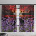 Personalised ANZAC Day Window Curtain Remembering the Animals of War