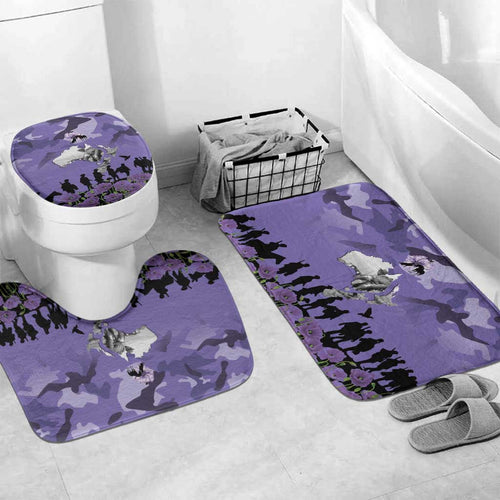 ANZAC Day Bathroom Set Lest We Forget the Animals Too