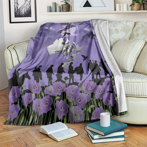 ANZAC Day Blanket Lest We Forget the Animals Too