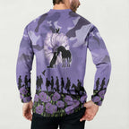 ANZAC Day Button Sweatshirt Lest We Forget the Animals Too