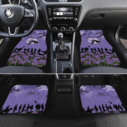 ANZAC Day Car Mats Lest We Forget the Animals Too