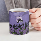 ANZAC Day Ceramic Mug Lest We Forget the Animals Too