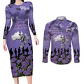 ANZAC Day Couples Matching Long Sleeve Bodycon Dress and Long Sleeve Button Shirt Lest We Forget the Animals Too