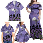 ANZAC Day Family Matching Off Shoulder Maxi Dress and Hawaiian Shirt Lest We Forget the Animals Too