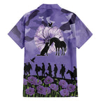 ANZAC Day Family Matching Puletasi and Hawaiian Shirt Lest We Forget the Animals Too