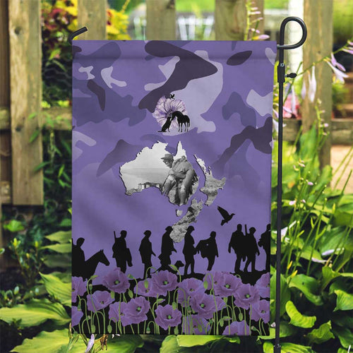 ANZAC Day Garden Flag Lest We Forget the Animals Too