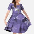 ANZAC Day Kid Short Sleeve Dress Lest We Forget the Animals Too