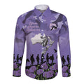 ANZAC Day Long Sleeve Button Shirt Lest We Forget the Animals Too