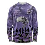 ANZAC Day Long Sleeve Shirt Lest We Forget the Animals Too