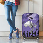 ANZAC Day Luggage Cover Lest We Forget the Animals Too