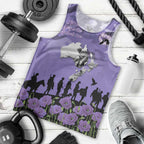 ANZAC Day Men Tank Top Lest We Forget the Animals Too