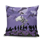 ANZAC Day Pillow Cover Lest We Forget the Animals Too