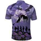 ANZAC Day Polo Shirt Lest We Forget the Animals Too