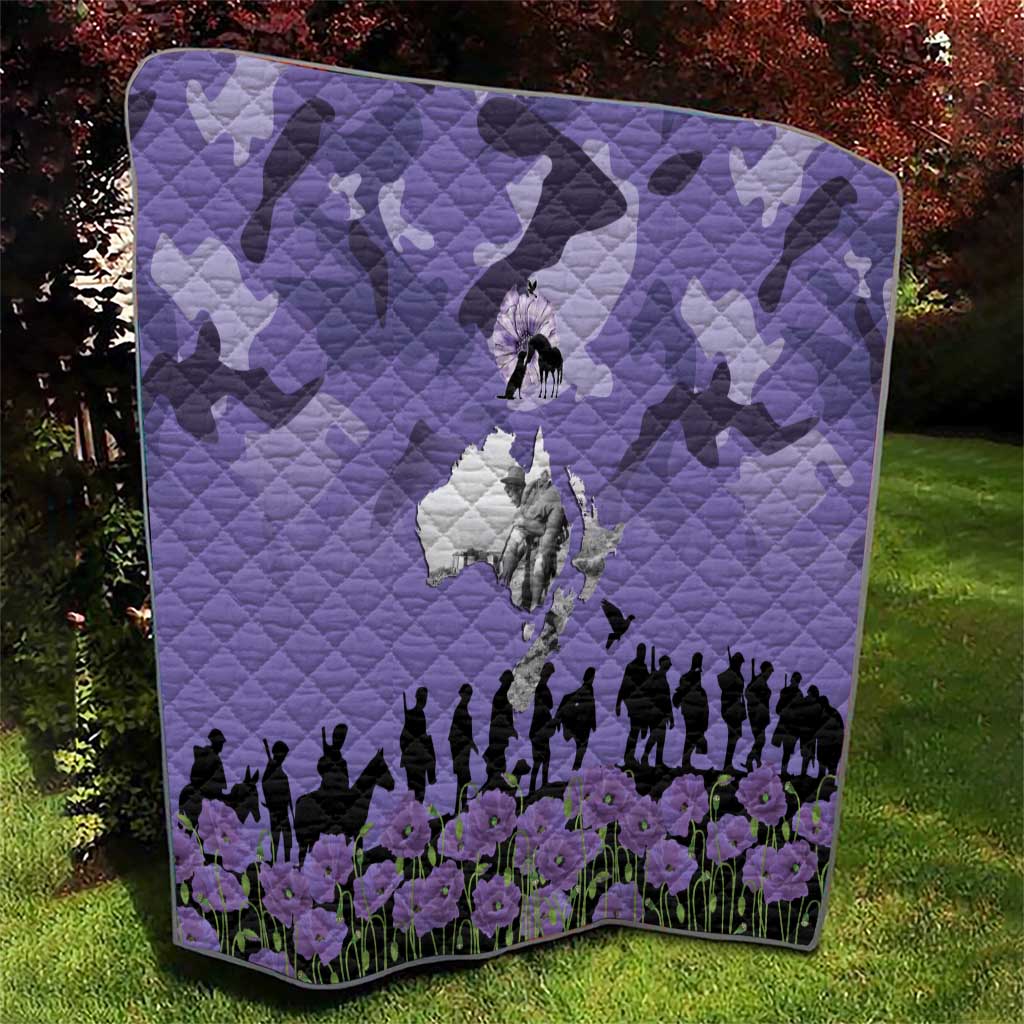 ANZAC Day Quilt Lest We Forget the Animals Too