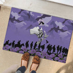 ANZAC Day Rubber Doormat Lest We Forget the Animals Too