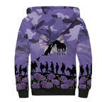 ANZAC Day Sherpa Hoodie Lest We Forget the Animals Too
