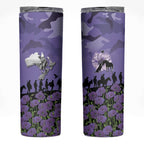 ANZAC Day Skinny Tumbler Lest We Forget the Animals Too
