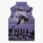 ANZAC Day Sleeveless Puffer Jacket Lest We Forget the Animals Too