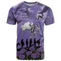 ANZAC Day T Shirt Lest We Forget the Animals Too