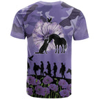 ANZAC Day T Shirt Lest We Forget the Animals Too