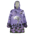 ANZAC Day Wearable Blanket Hoodie Lest We Forget the Animals Too