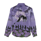ANZAC Day Women Casual Shirt Lest We Forget the Animals Too