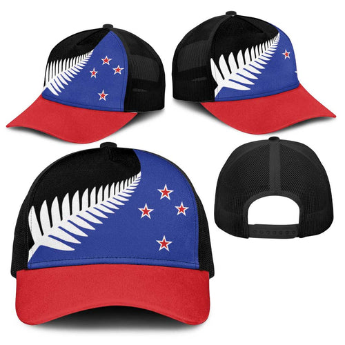 New Zealand Baseball Net Cap National Flag Style - Aussie Hoodie