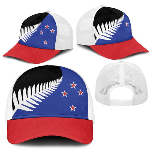 New Zealand Baseball Net Cap National Flag Style - Aussie Hoodie