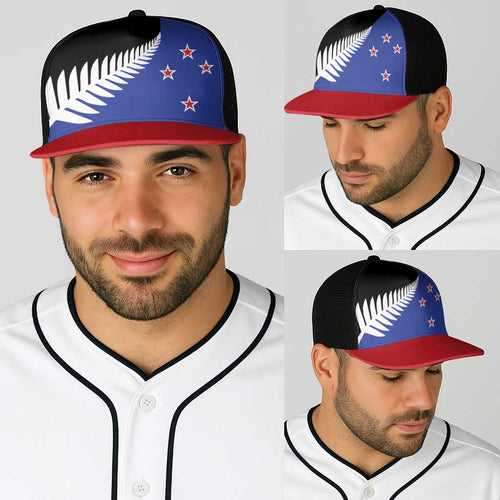 New Zealand Baseball Net Cap National Flag Style - Aussie Hoodie