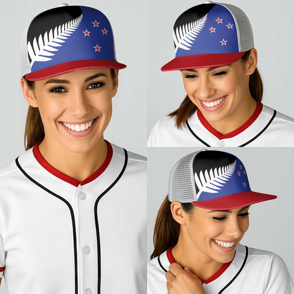 New Zealand Baseball Net Cap National Flag Style - Aussie Hoodie