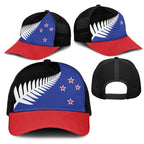New Zealand Mesh Trucker Cap National Flag Style - Aussie Hoodie