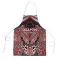 Aotearoa Iwi Ngapuhi Apron Maori Kowhaiwhai Pattern