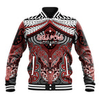 Aotearoa Iwi Ngapuhi Personalised Baseball Jacket Maori Kowhaiwhai Pattern
