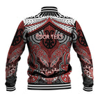 Aotearoa Iwi Ngapuhi Personalised Baseball Jacket Maori Kowhaiwhai Pattern