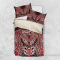 Aotearoa Iwi Ngapuhi Bedding Set Maori Kowhaiwhai Pattern