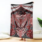Aotearoa Iwi Ngapuhi Blanket Maori Kowhaiwhai Pattern