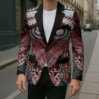 Aotearoa Iwi Ngapuhi Personalised Blazer Maori Kowhaiwhai Pattern