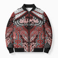 Aotearoa Iwi Ngapuhi Personalised Bomber Puffer Jacket Maori Kowhaiwhai Pattern