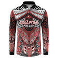Aotearoa Iwi Ngapuhi Personalised Button Sweatshirt Maori Kowhaiwhai Pattern