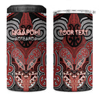 Aotearoa Iwi Ngapuhi Personalised 4 in 1 Can Cooler Tumbler Maori Kowhaiwhai Pattern