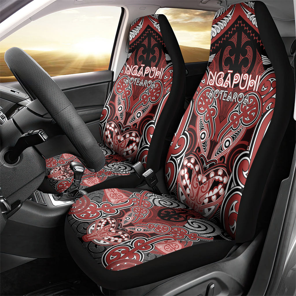 Aotearoa Iwi Ngapuhi Car Seat Cover Maori Kowhaiwhai Pattern