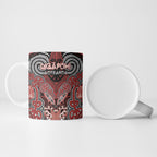 Aotearoa Iwi Ngapuhi Personalised Ceramic Mug Maori Kowhaiwhai Pattern