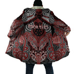 Aotearoa Iwi Ngapuhi Personalised Cloak Maori Kowhaiwhai Pattern