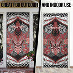 Aotearoa Iwi Ngapuhi Personalised Door Cover Maori Kowhaiwhai Pattern