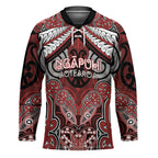 Aotearoa Iwi Ngapuhi Personalised Hockey Jersey Maori Kowhaiwhai Pattern